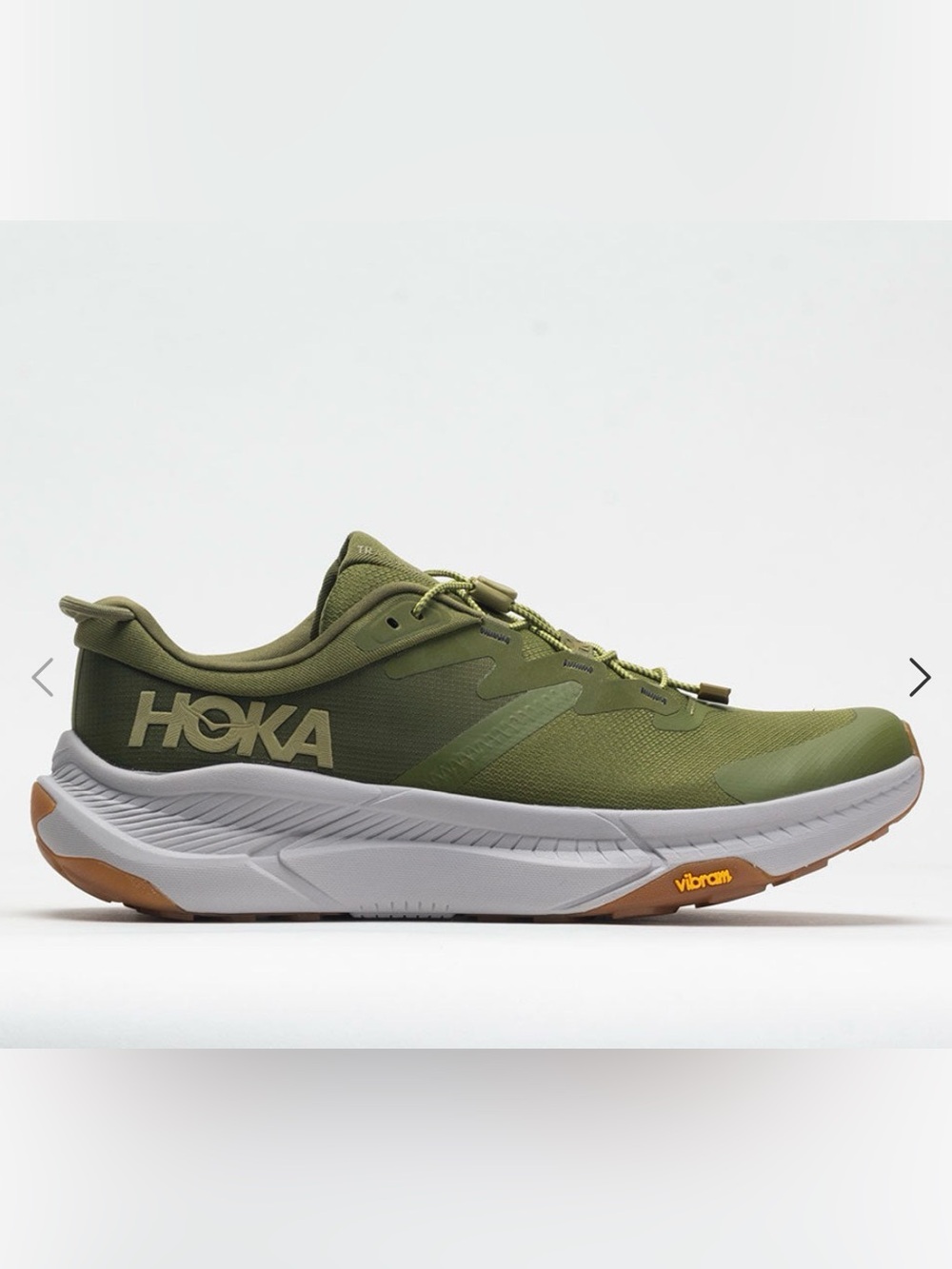 HOKA One One Transport Transport Avocado Cream Midsole Sneaker Size 14D